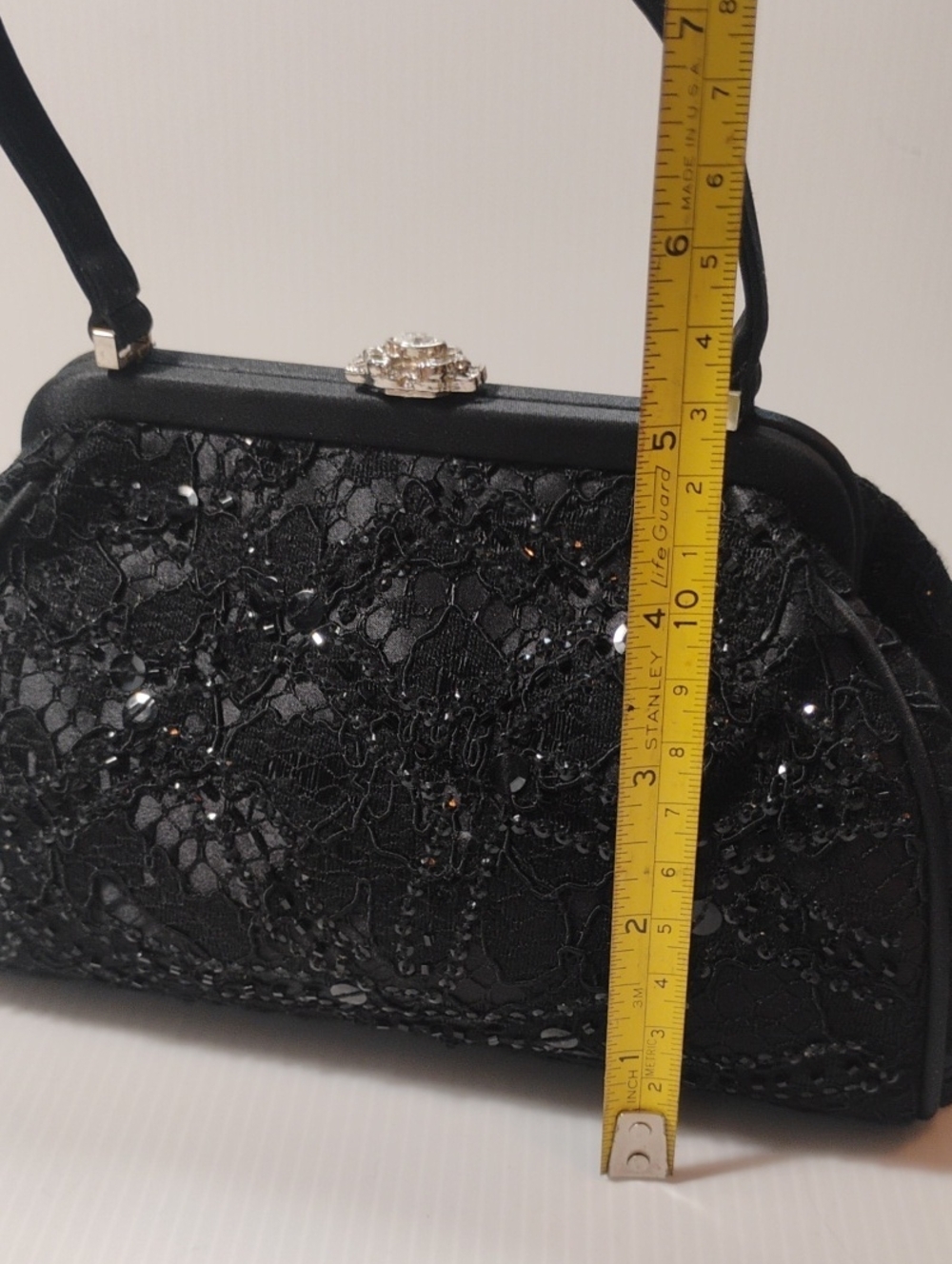 Talbots Vintage Black Beaded Purse/Clutch Vintage And Wonderful - Picture 11 of 11
